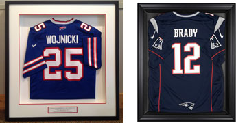 Jersey With Mat and Shadow Box Frame
