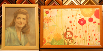 Natural And Color Wood Custom Frames