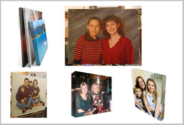 print photo on cavans