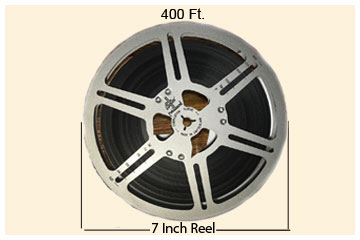 400 - 8mm Film Reel & Can Set 400FT