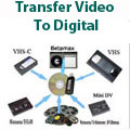 Transfer old video tapes to digital