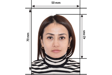 Brazil passport photo size 50mm x 70mm and detail specification