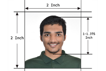 Indian passport photo requirements