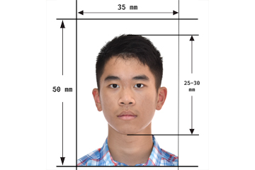 Malaysia passport photo size 35mm x 50mm and detail specification