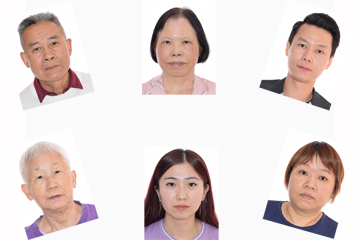 Taiwan passport and visa photo samples