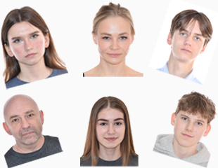 Ukraine passport and visa photo service