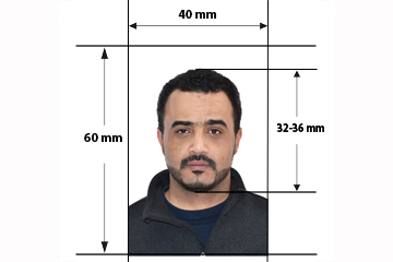 Yemen passport photo 40mm x 60mm requirements in detail