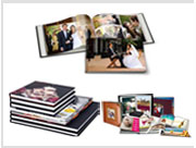 Leather cover and soft cover photobooks