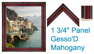 Oxford mahogany traditional poster size picture frames